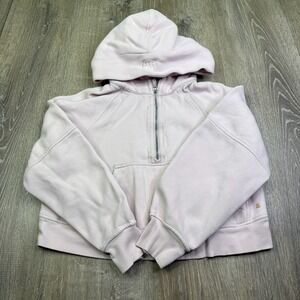 Lululemon Womens Light Purple Scuba Oversized Half-Zip Hoodie Size XS/S